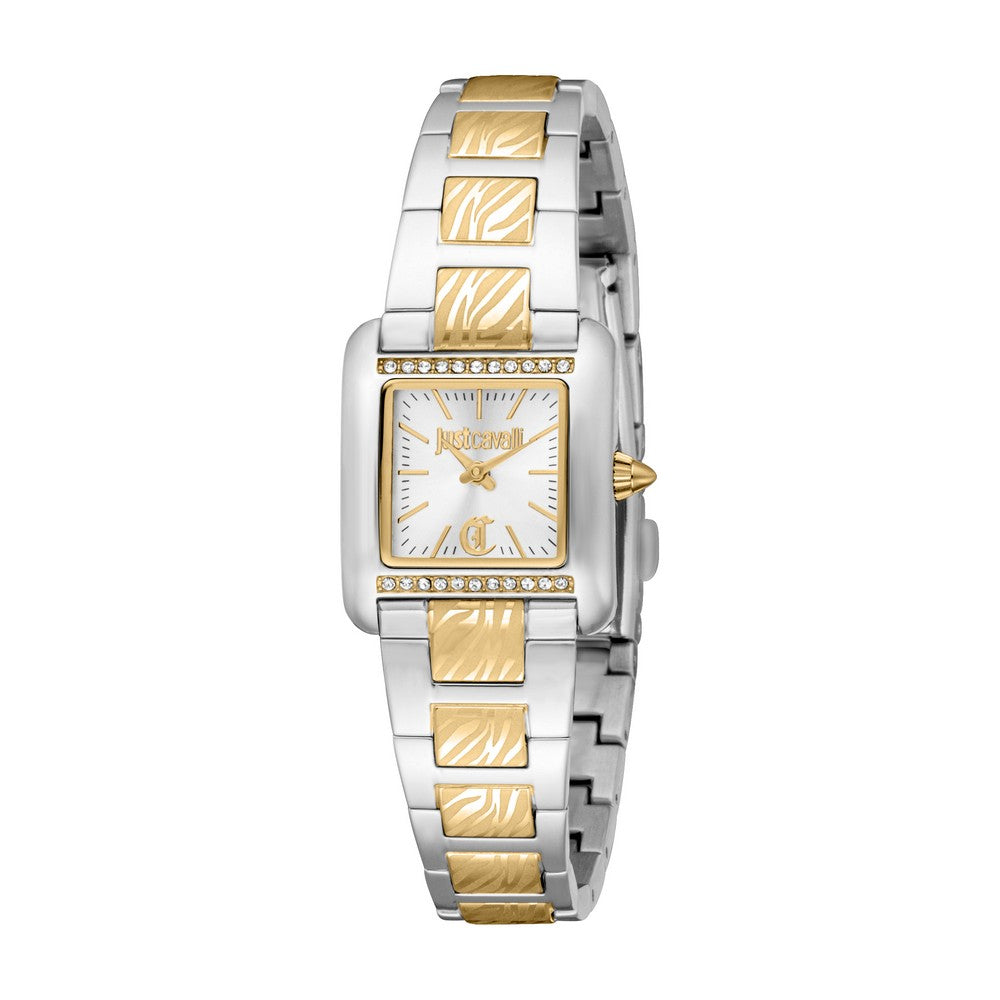 Just Cavalli Watch Women 2 tone gold silver dial
