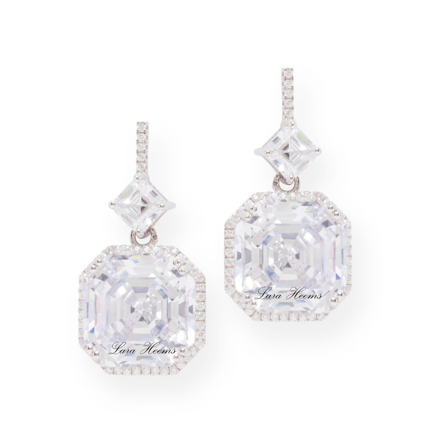 Lara Heems Bella Earrings White – Paris Gallery Qatar