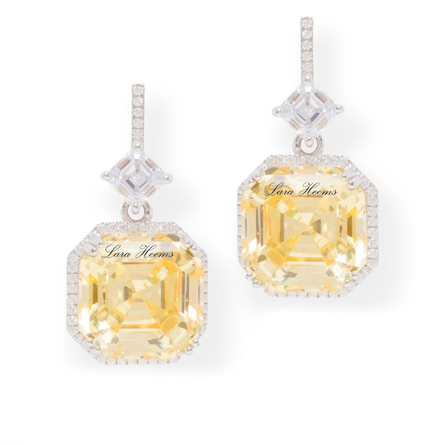 Lara Heems Bella Earrings Yellow – Paris Gallery Qatar