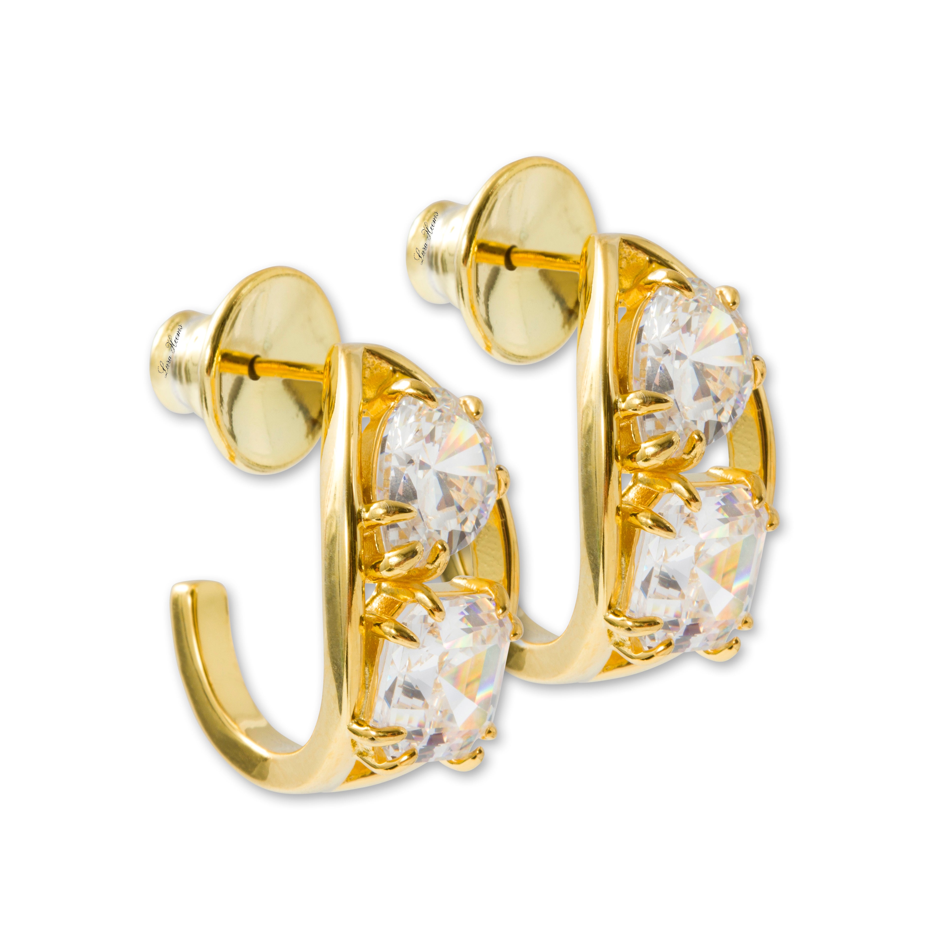 Lara Heems Solstice Hoop Earrings White Gold – Paris Gallery Qatar