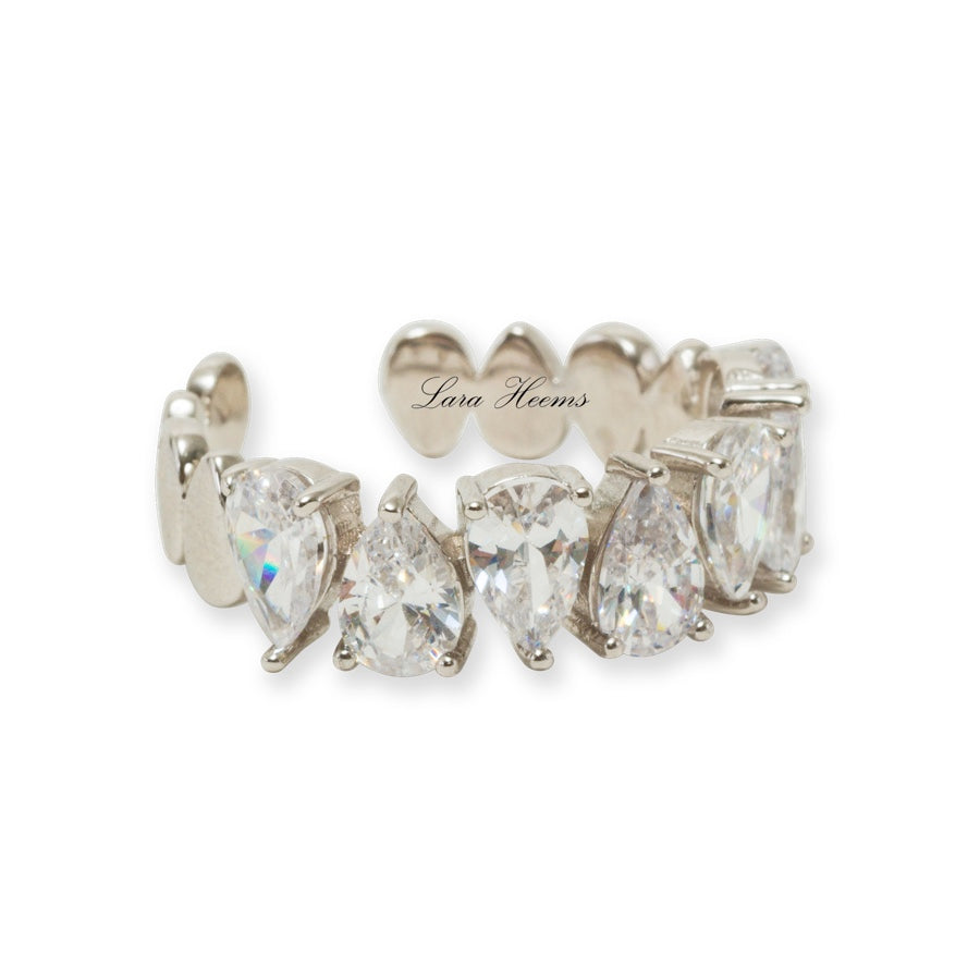 Lara Heems Tear Ring White – Paris Gallery Qatar