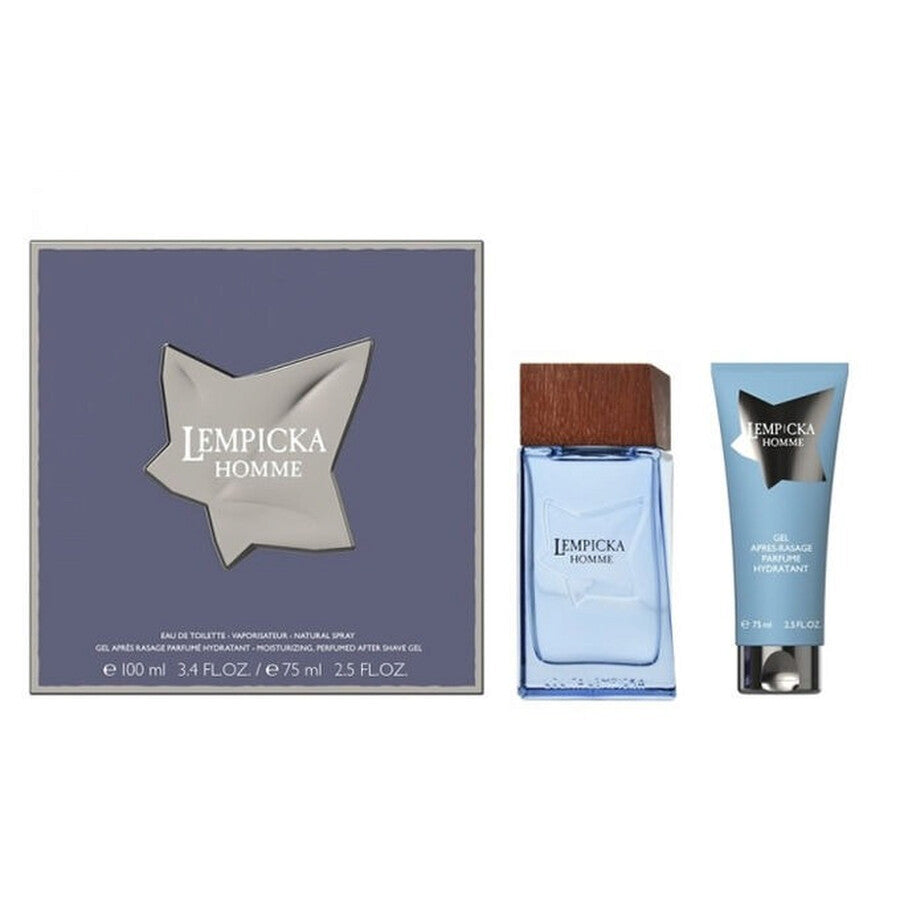 Lolita Lempicka Homme Set EDT Spray 100ml + 75ml Gel Aftershave