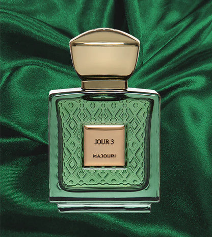 Majouri Jour 3 Dark Green EDP 75ml – premium women’s fragrance at Paris Gallery Qatar