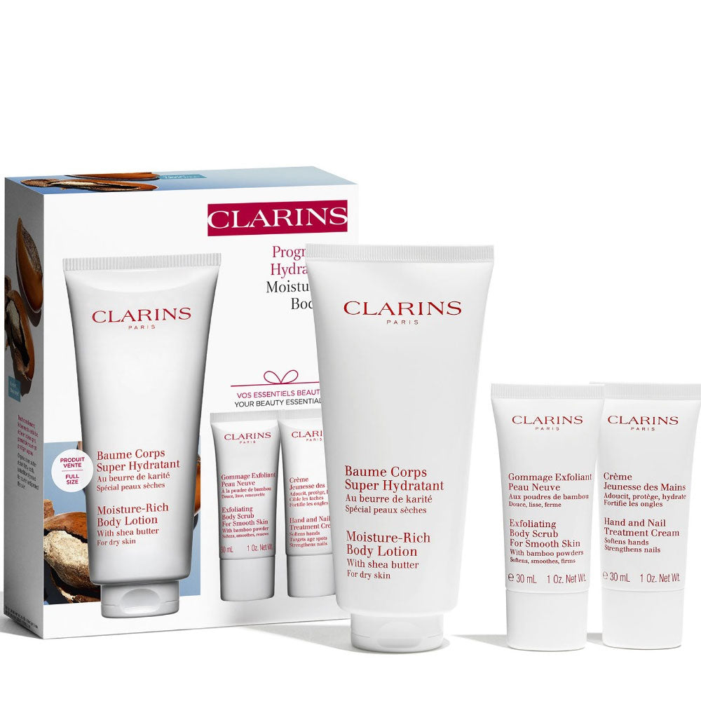 Clarins Body Moisture Rich Body Lotion Set