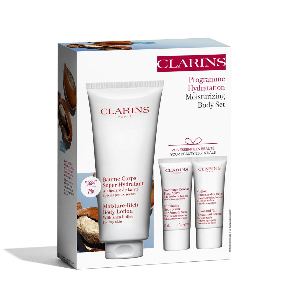 Clarins Body Moisture Rich Body Lotion Set