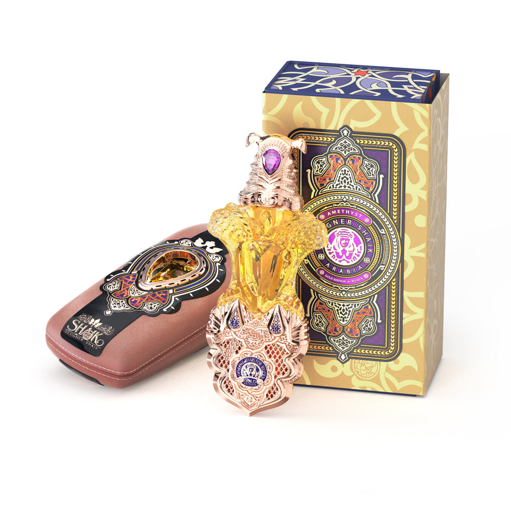 Opulent Shaik Amethyst Gold Parfum for Women