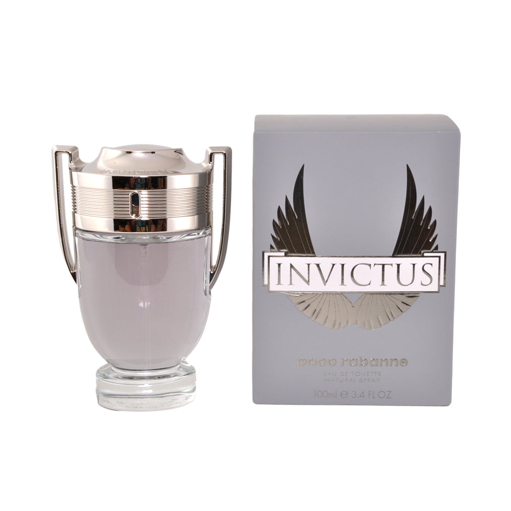 Paco Rabanne Invictus Eau de Toilette 100ml trophy bottle for men at Paris Gallery Qatar