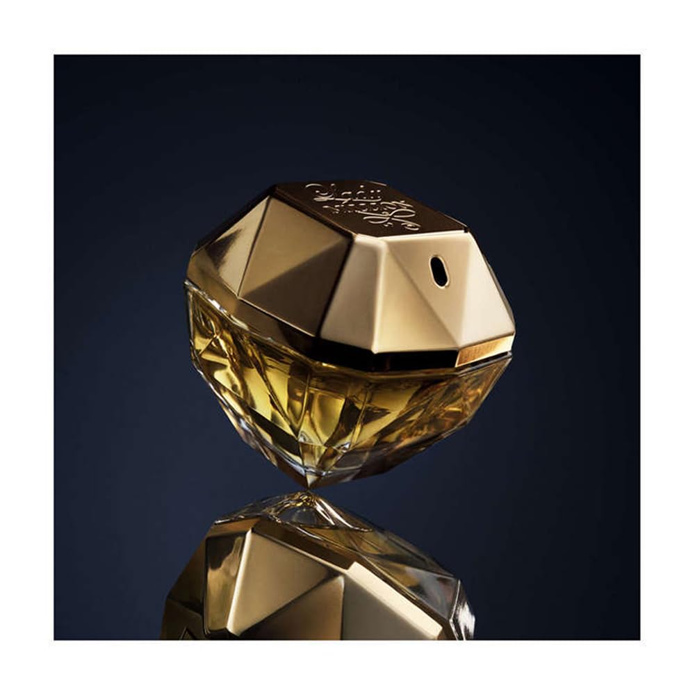 Paco Rabanne Lady Million for Women eau de parfum gold diamond bottle