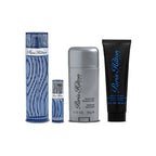 Paris Hilton Gift Set for Men – 100ml EDT + Hair & Body Wash + Deo Stick + 8ml EDT at Paris Gallery Qatar