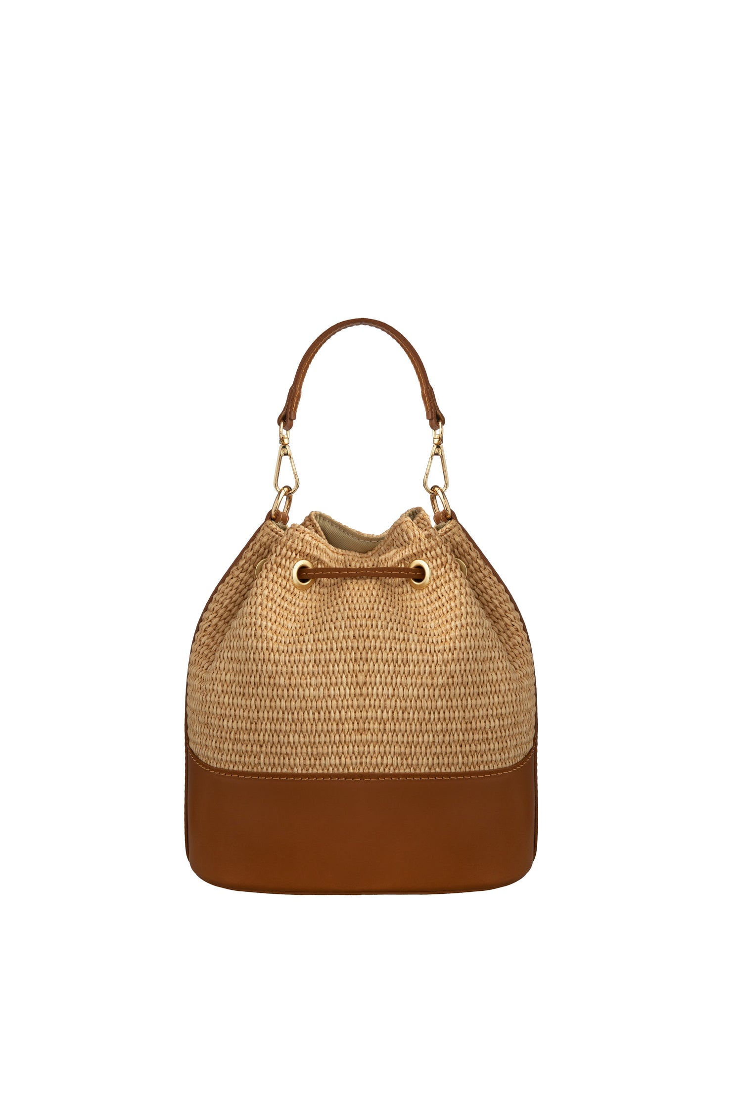 Piumelli MEG Straw & Dollaro Leather Bag Piumelli MEG Straw & Dollaro Leather Bag