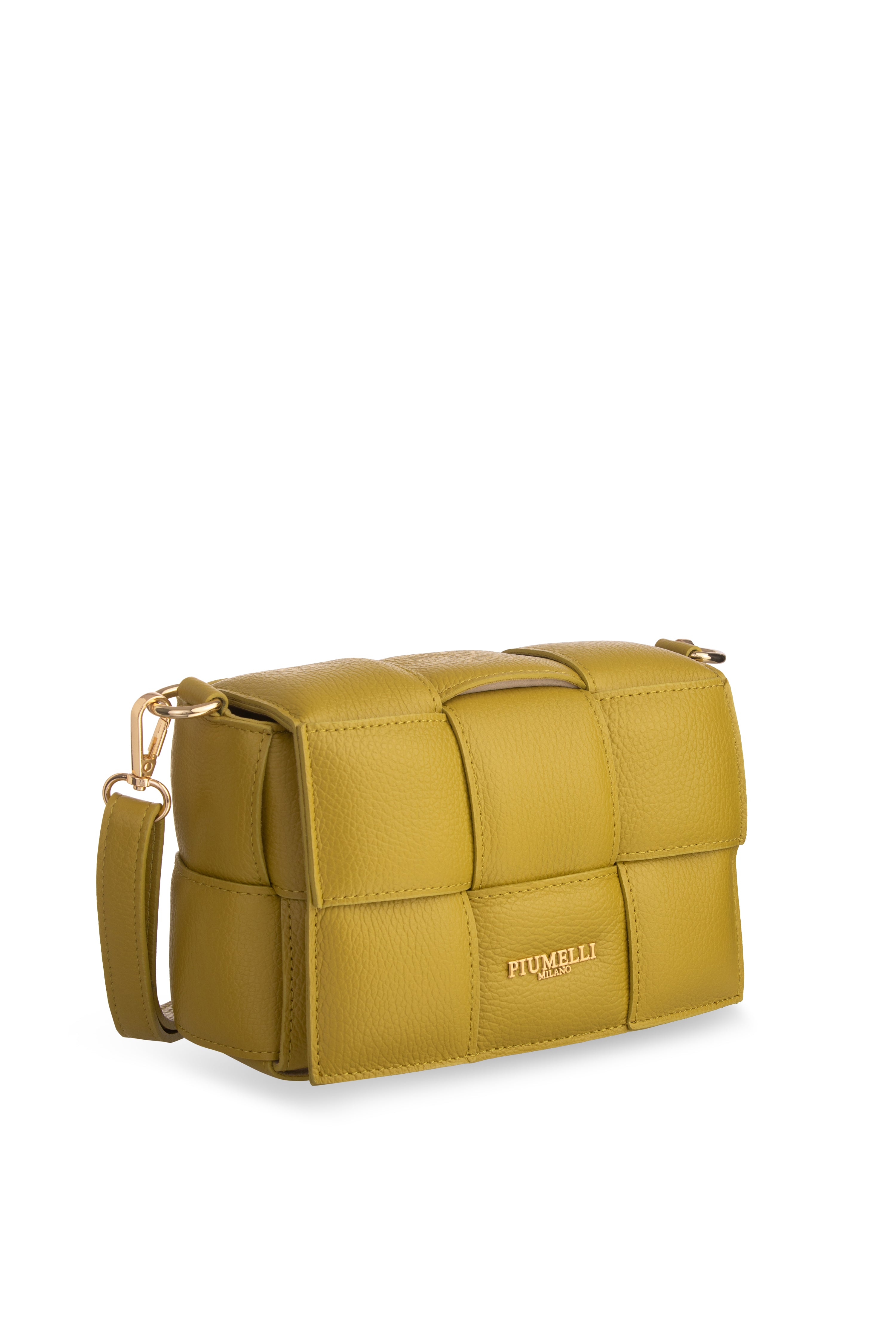 Piumelli Soleil Dollaro Leather Velvet Bag available at Paris Gallery Qatar