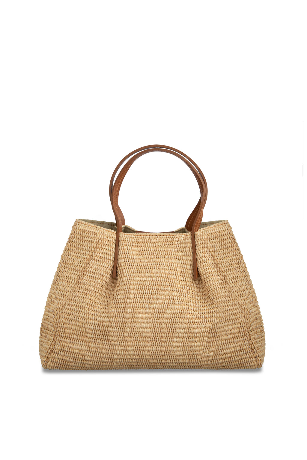 Piumelli Straw and Ruga Leather Bag – elegant straw and leather handbag at Paris Gallery Qatar