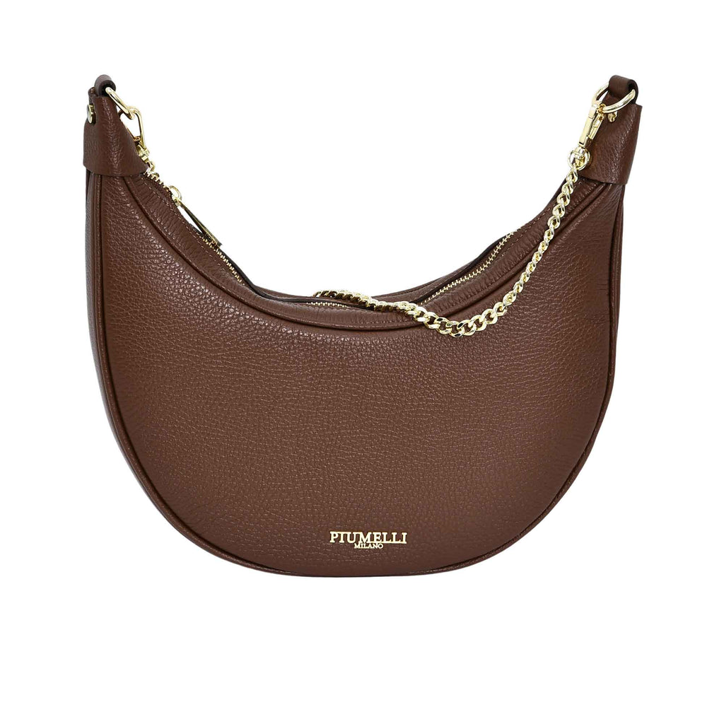 Piumelli Women's CONELIE M Dollaro Leather Polyester Lining Shoulder Bag – Paris Gallery Qatar