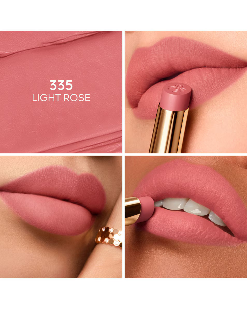 Guerlain Kisskiss Blur Matte Honey-Infused Intense Lipstick - 335 Light Rose