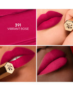 Guerlain Kisskiss Blur Matte Honey-Infused Intense Lipstick - 391 Vibrant Rose