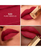 Guerlain Kisskiss Blur Matte Honey-Infused Intense Lipstick - 520 Pure Hibiscus