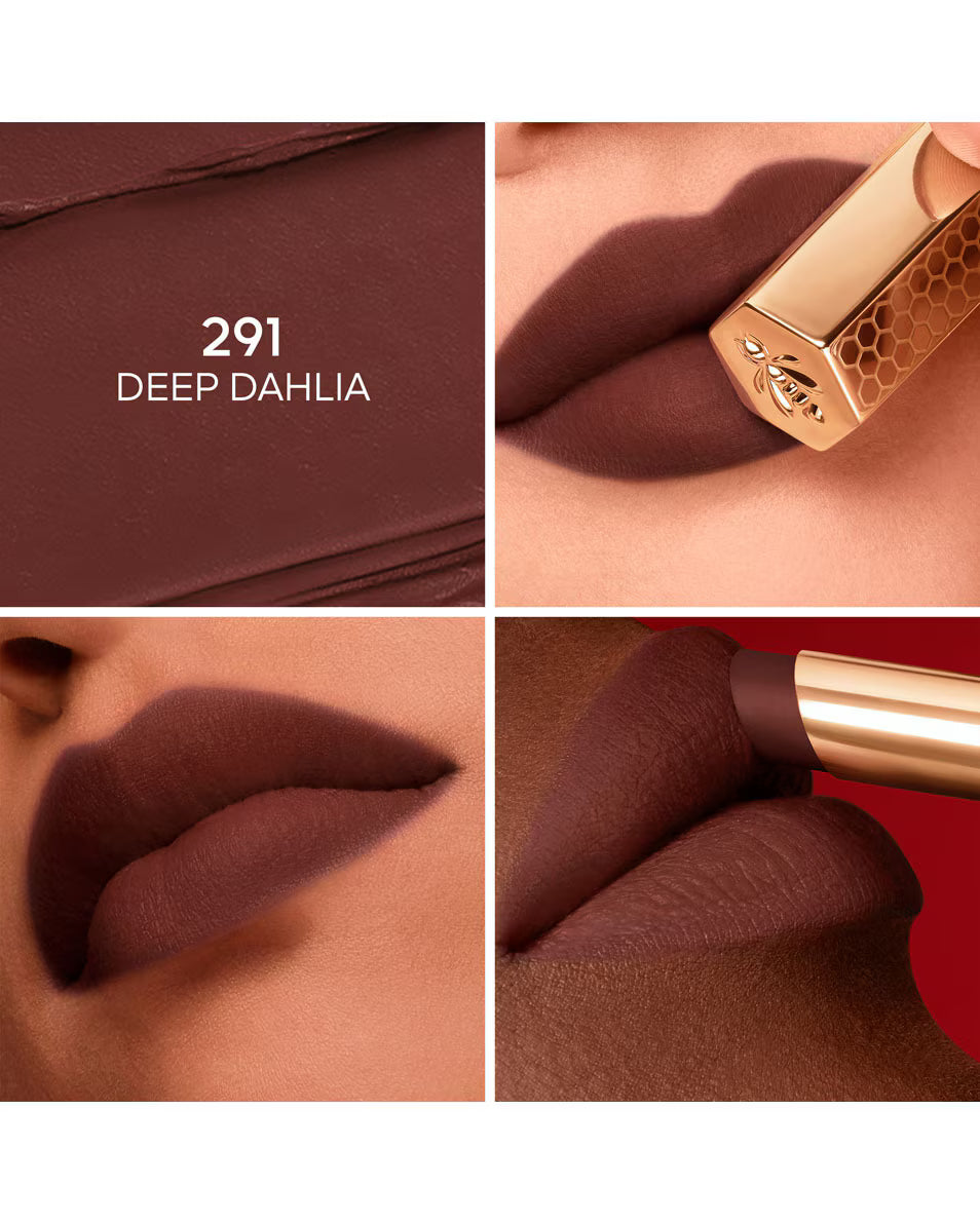 Guerlain Kisskiss Blur Matte Honey-Infused Intense Lipstick - 291 Deep Dahlia
