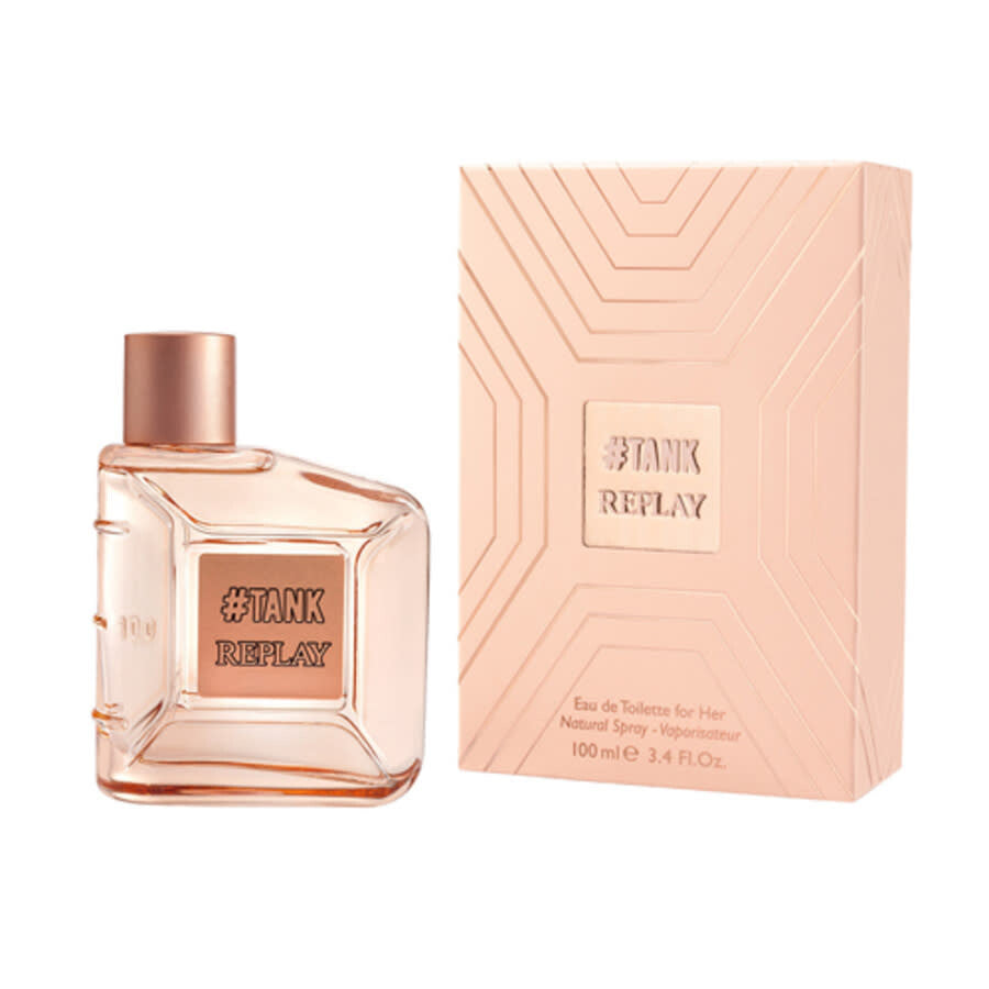 Replay Tank Eau de Toilette 100ml for women feminine fresh fragrance available online at Paris Gallery Qatar