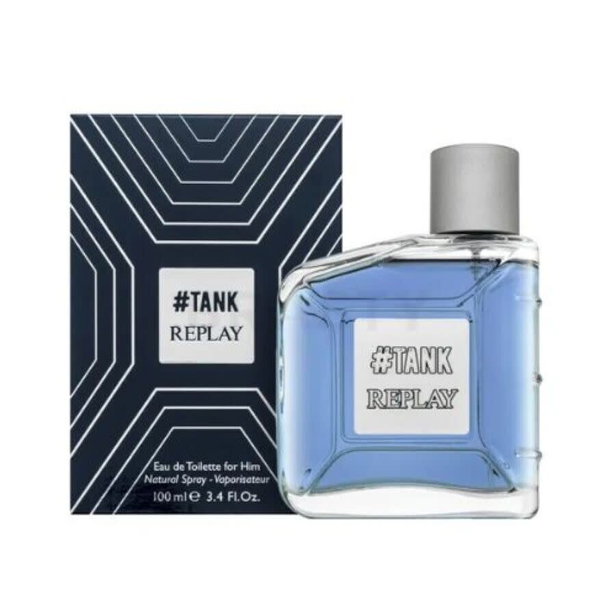 Replay Tank Eau de Toilette 100ml for men fresh masculine fragrance available online at Paris Gallery Qatar
