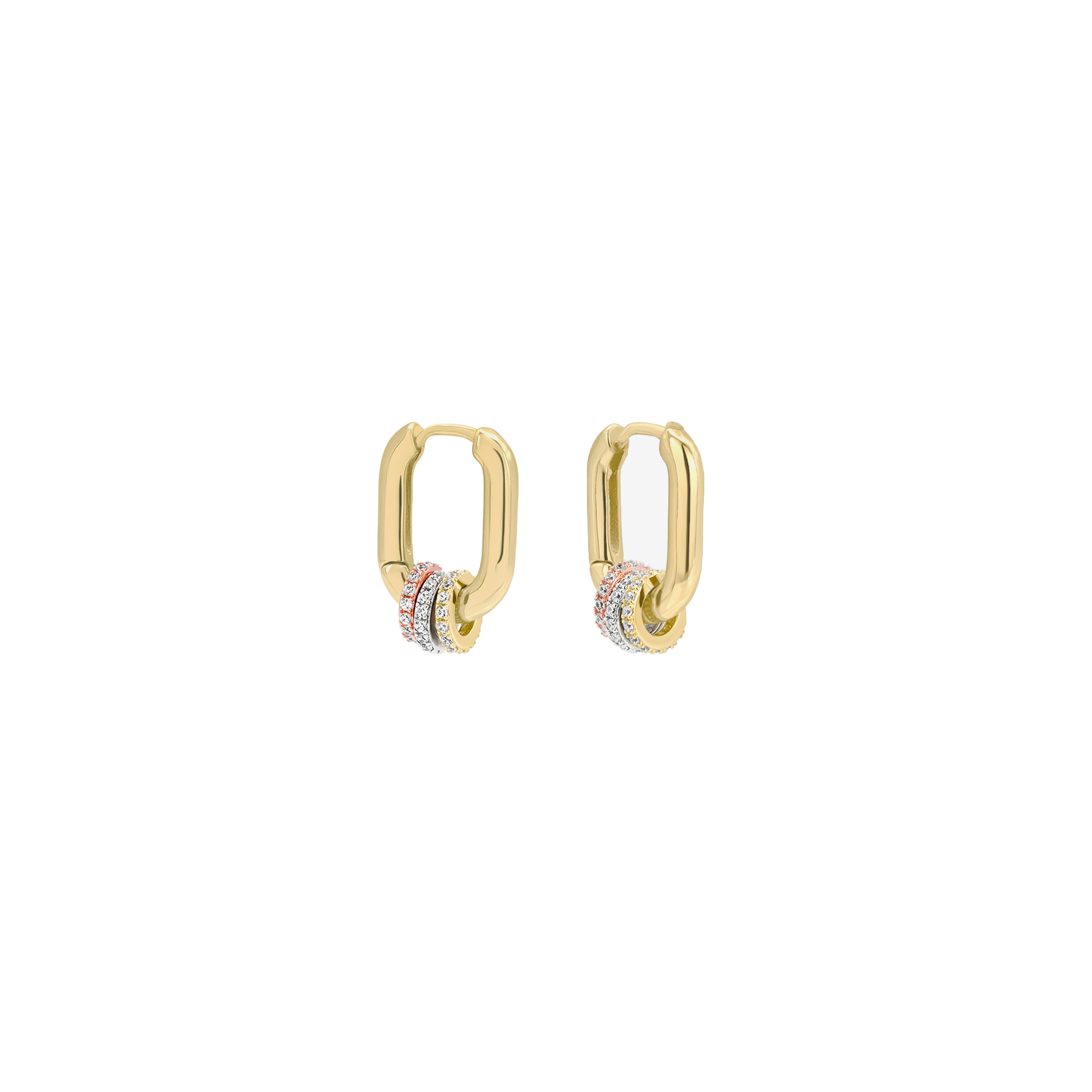 Shashi Cosmo Gaia Huggie Gold – stylish gold huggie earrings at Paris Gallery Qatar