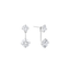Shashi Ines Ear Jacket Silver – modern silver ear jacket earrings at Paris Gallery Qatar