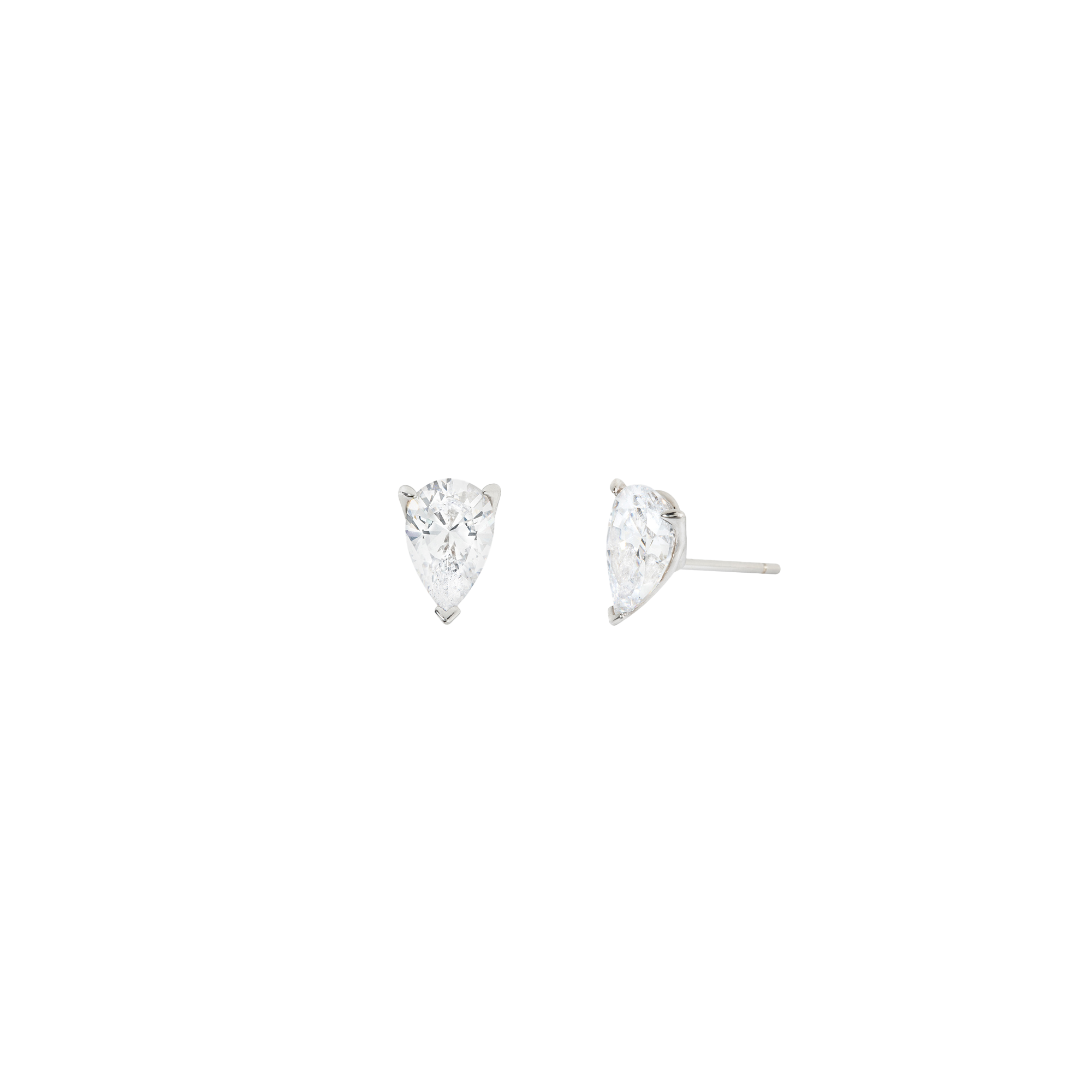 Shashi Nikita Stud Silver – elegant silver stud earrings at Paris Gallery Qatar