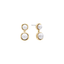 Shashi Noor Pearl Drop Gold/Pearl – elegant pearl drop earrings at Paris Gallery Qatar