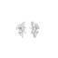Shashi Petite Fallen Leaf Earring Silver – elegant silver leaf earrings at Paris Gallery Qatar