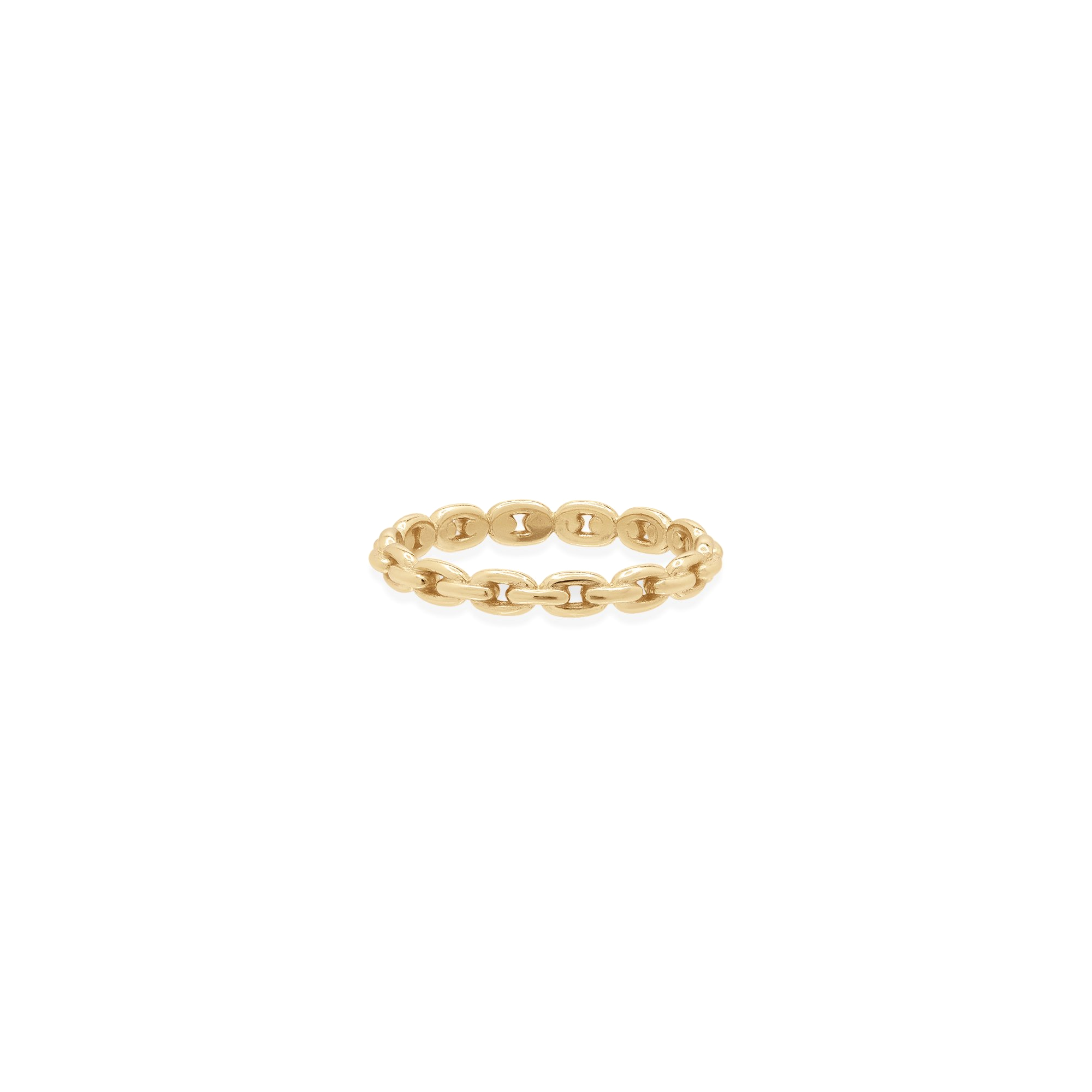 Shashi Petite Linked Ring Gold – stylish gold linked ring at Paris Gallery Qatar