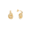 Shashi Petra Earring Gold – elegant gold earrings at Paris Gallery Qatar
