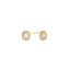 Shashi Reagan Stud Earring Gold/Diamond – gold and diamond stud earrings at Paris Gallery Qatar