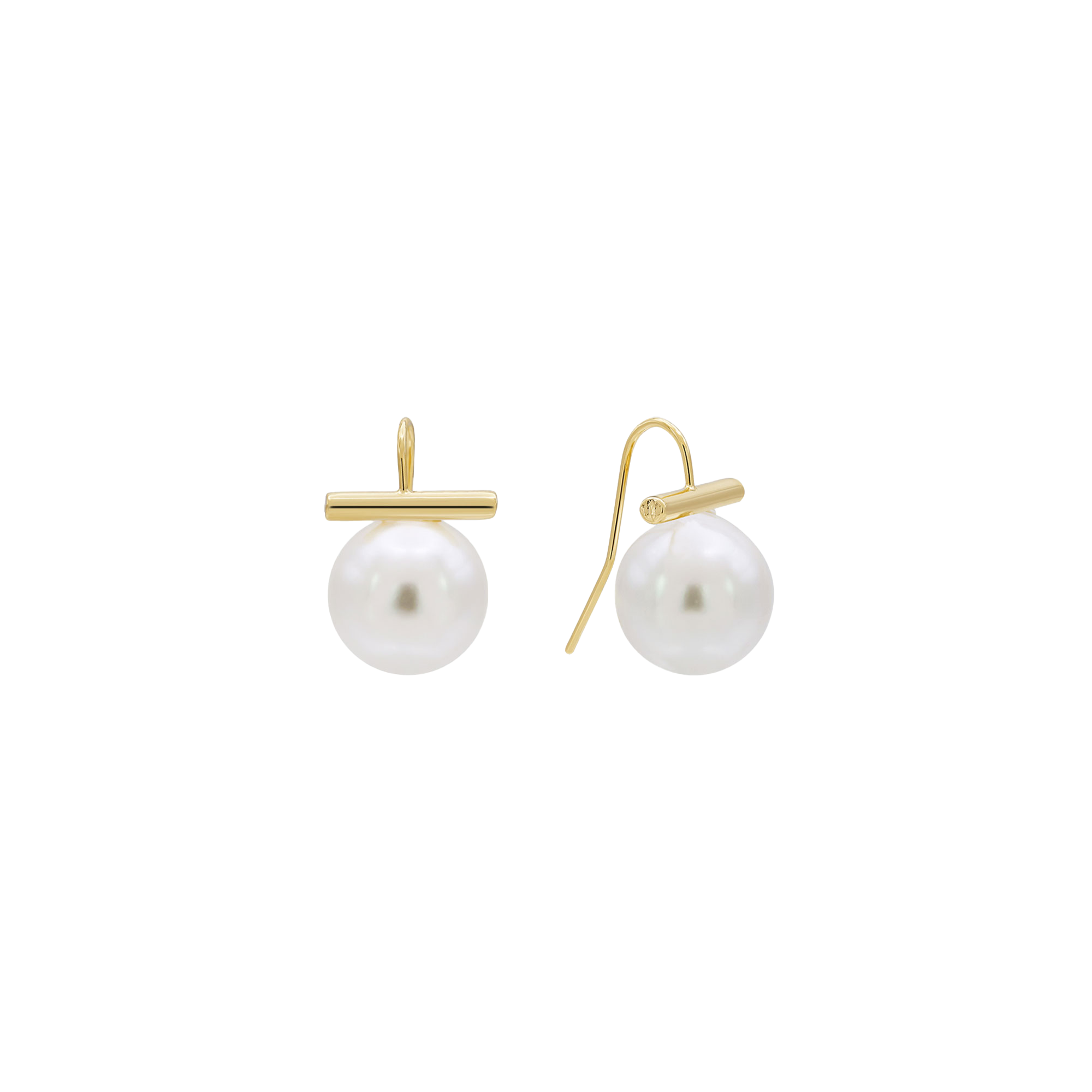 Shashi Rory Earring Gold/Pearl – elegant gold and pearl earrings at Paris Gallery Qatar