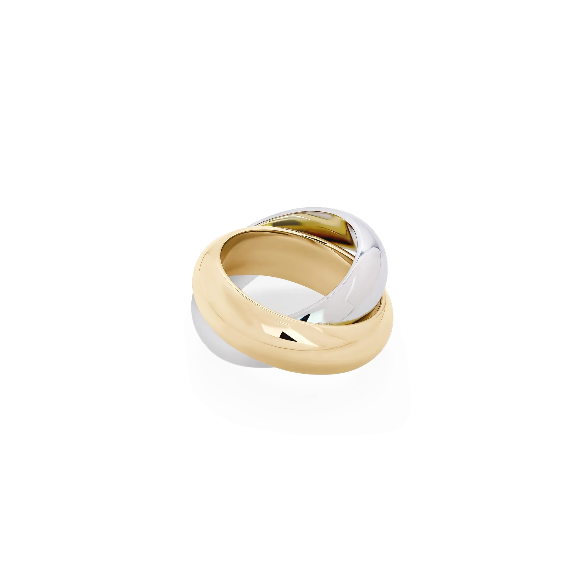 Shashi Ross Ring Silver/Gold – stylish silver and gold ring at Paris Gallery Qatar