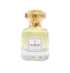 Front studio view of Touch of Oud Salwan Extrait de Parfum 80ml from Paris Gallery Qatar. The clear glass flacon contains a pale-yellow liquid, finished with a minimalist white label and gold cap.