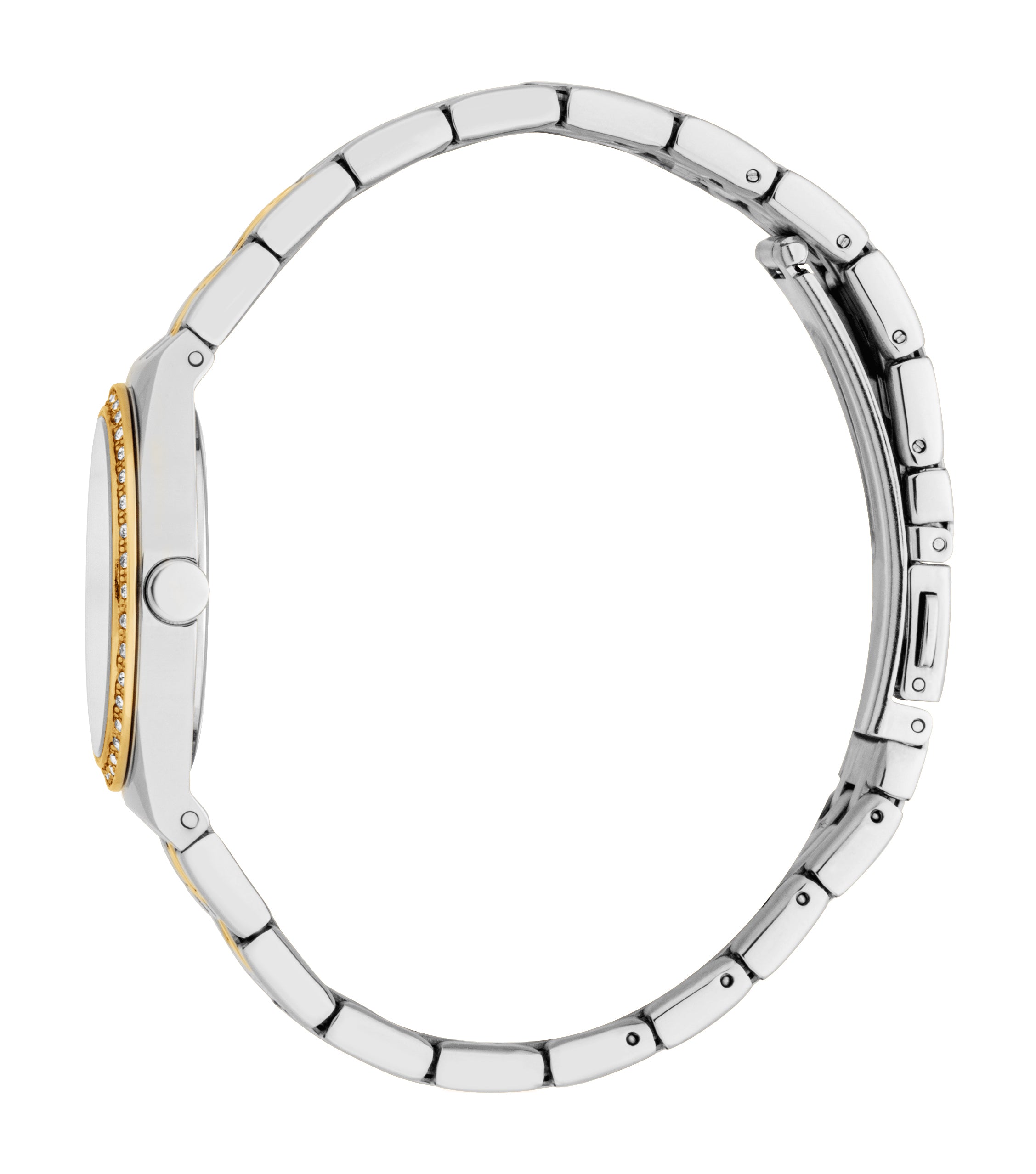 Women Embellished Dial & Stainless Steel Straps Analogue Watch – Paris Gallery Qatar