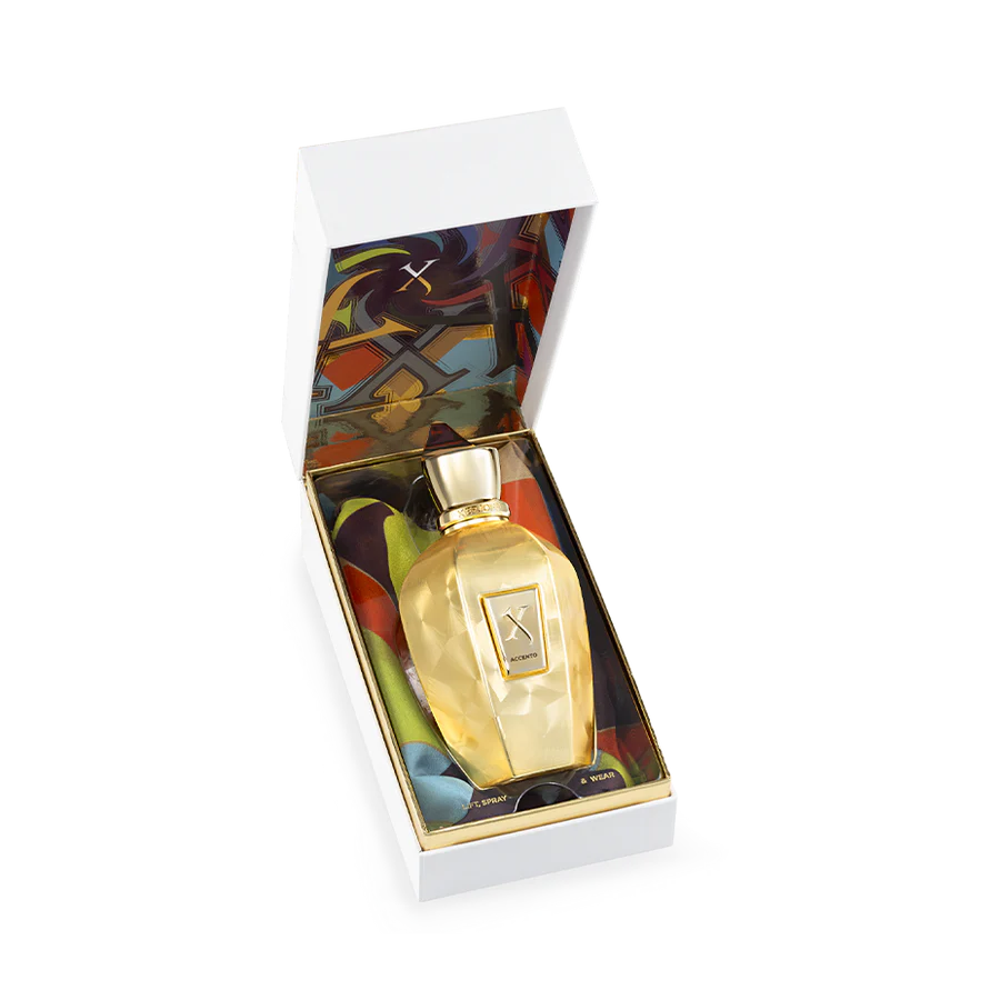 Xerjoff Accento Overdose Eau de Parfum 100ml luxury gold perfume bottle Paris Gallery Qatar Available for Online Purchase