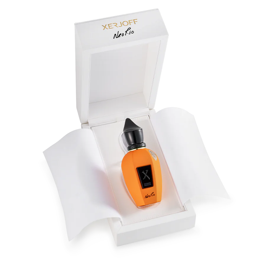 Xerjoff NeoRio Fluo Orange Eau de Parfum 50ml neon orange bottle Paris Gallery Qatar Now Online