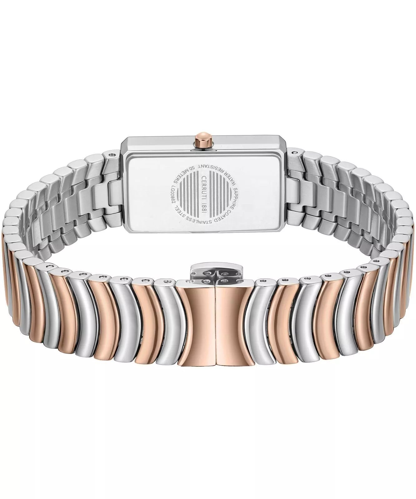 Cerruti 1881 Vallucciole Women's White MOP Dial Two-Tone Silver–Rose Gold Watch