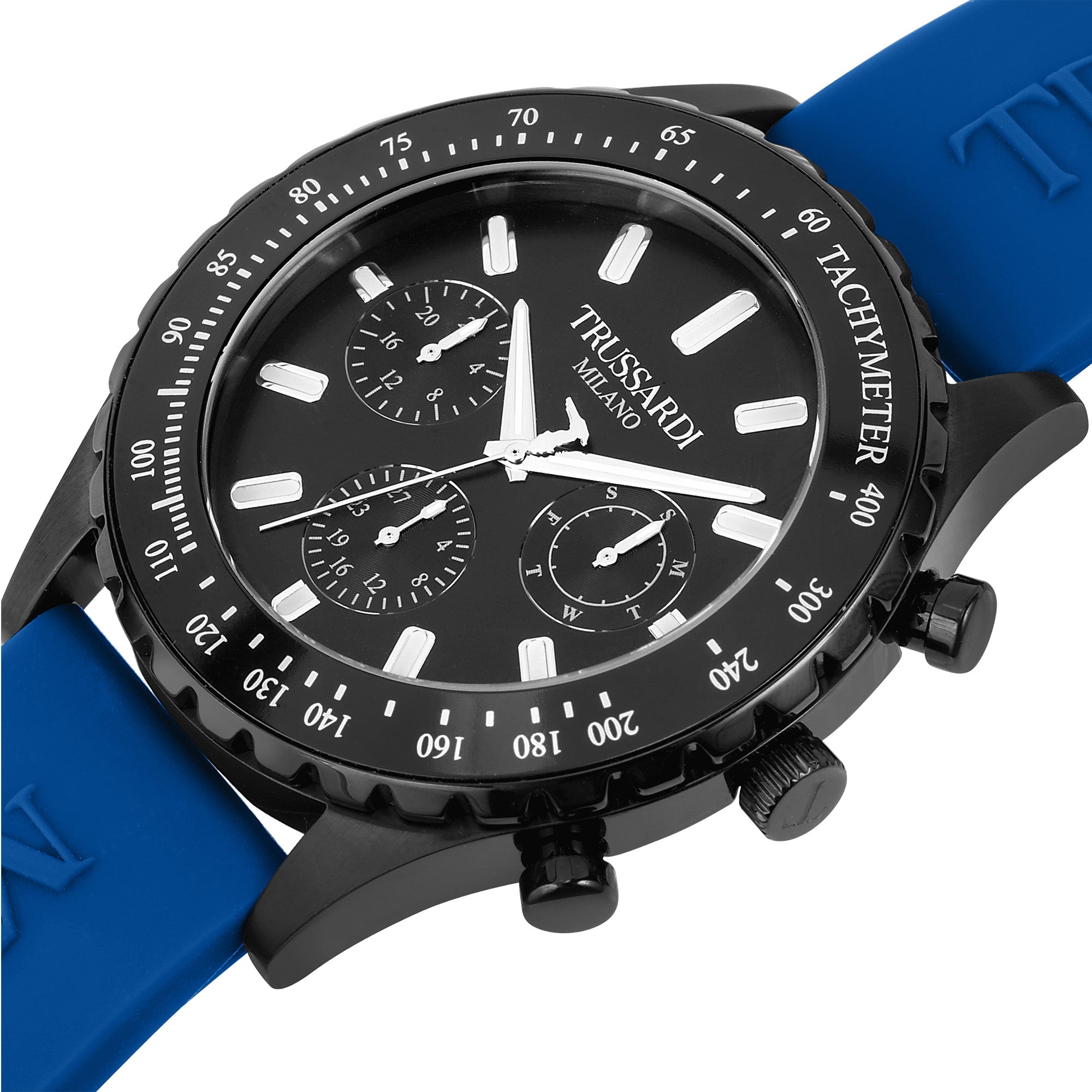 trussardi-t-logo-mult-black-dial-blue-leather-strap