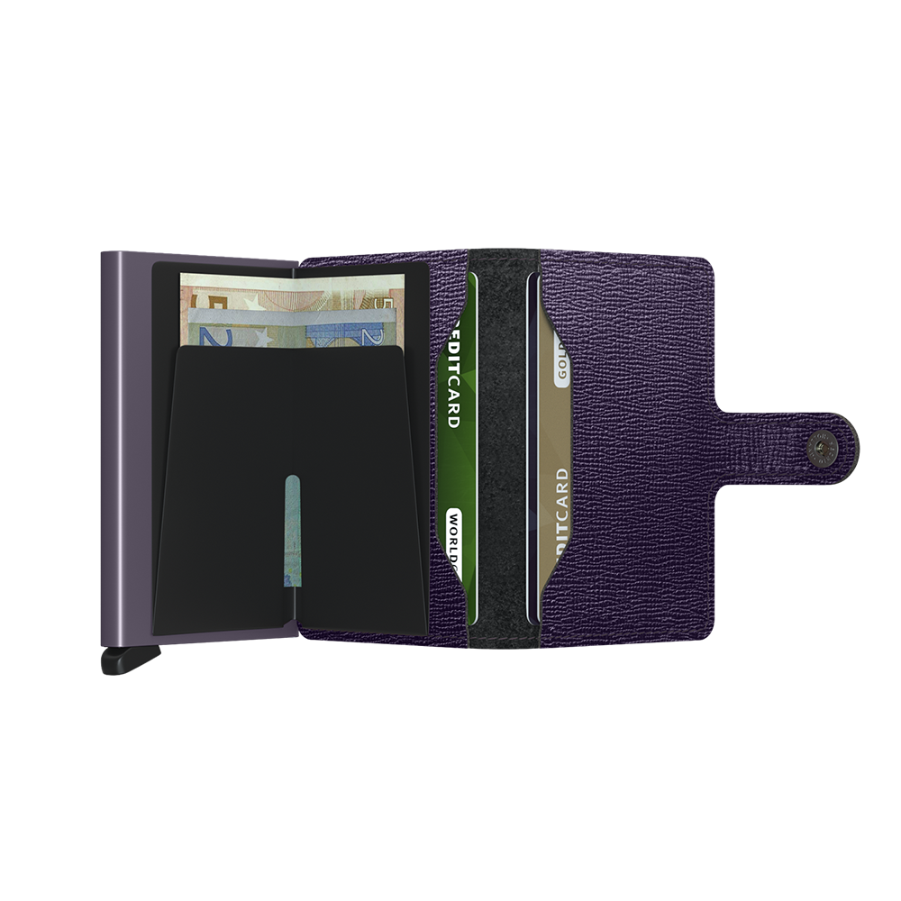 Secrid Miniwallet نمط كريسبل بيربل