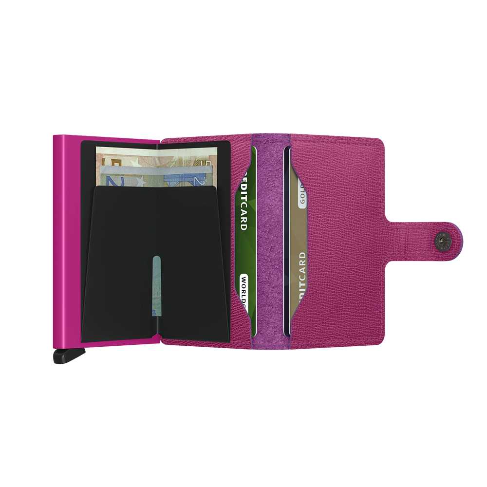 Secrid Miniwallet Stye Crisple Fuchsia