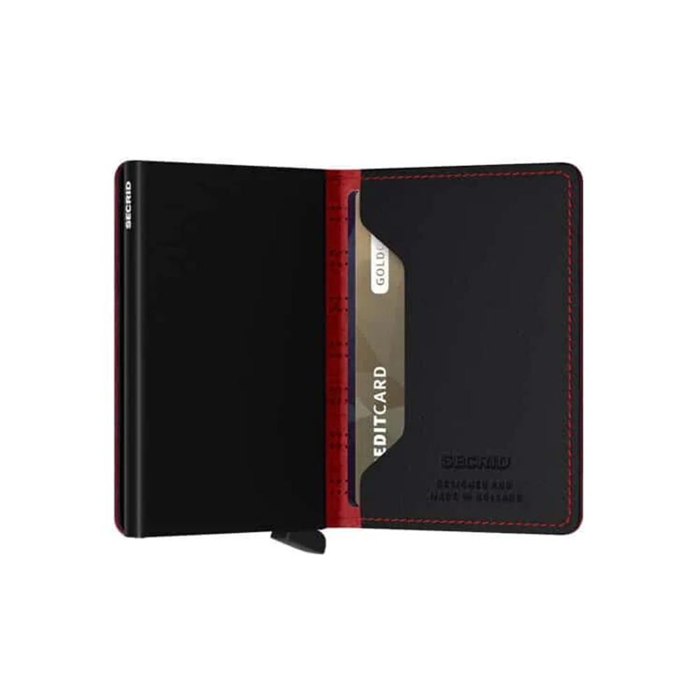 Secrid Slimwallet Style Fuel Black-Red