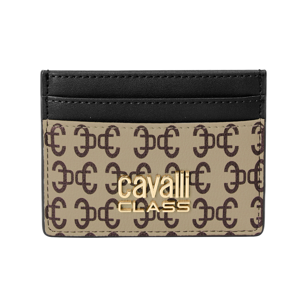 Cavalli Class - Cardholder, Black & Logo Print