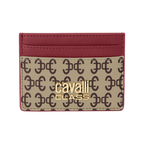 Cavalli Class - Cardholder, Burgundy & Logo Print