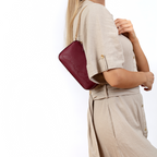 Cavalli Class - Bari Clutch Handbag, Burgundy
