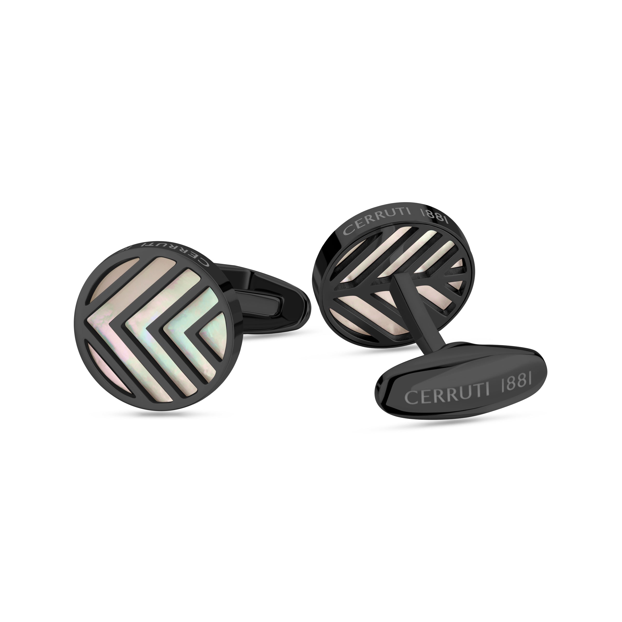 Cerruti  Chevron Mop Cufflinks