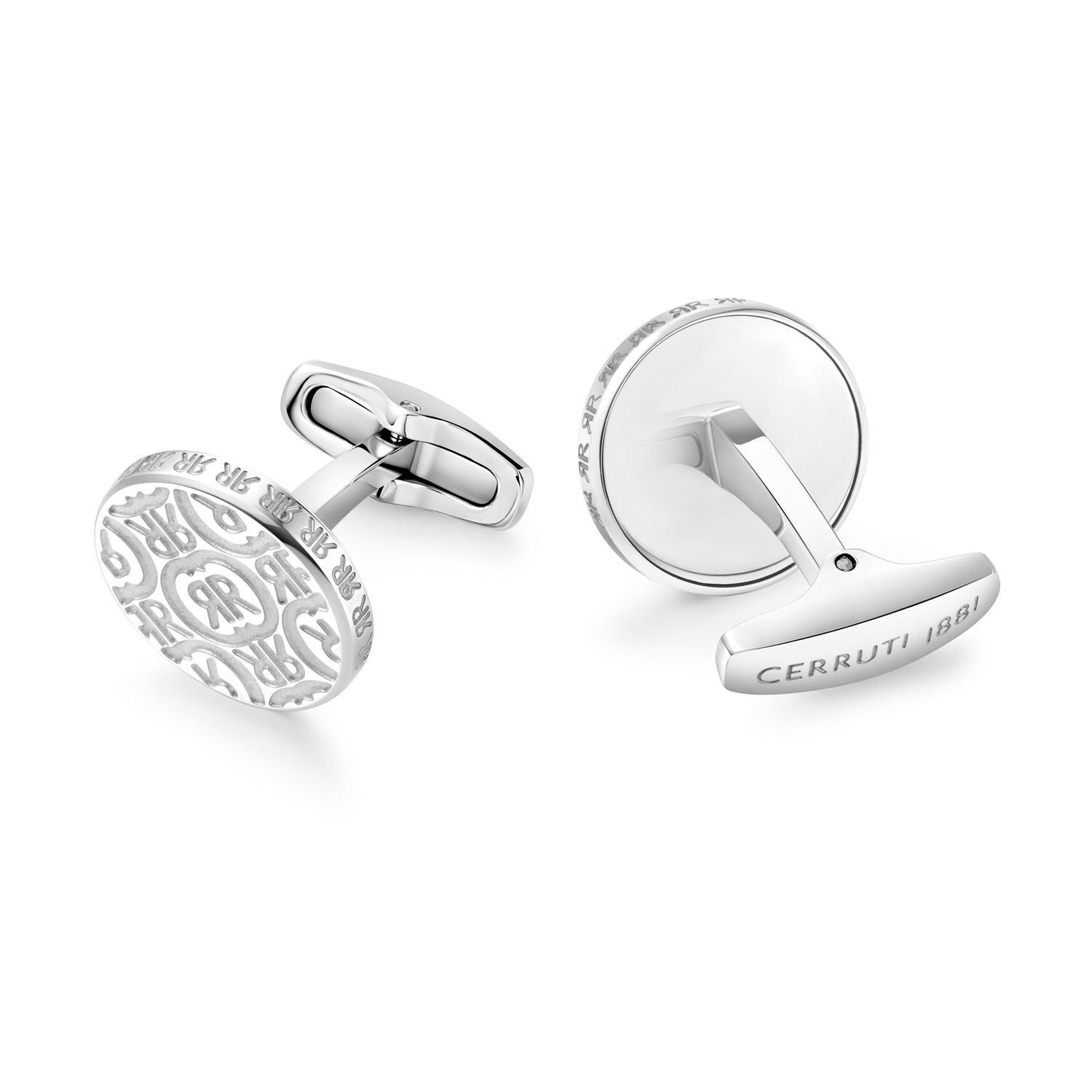Cerruti Plaque Logo 2 Cufflinks