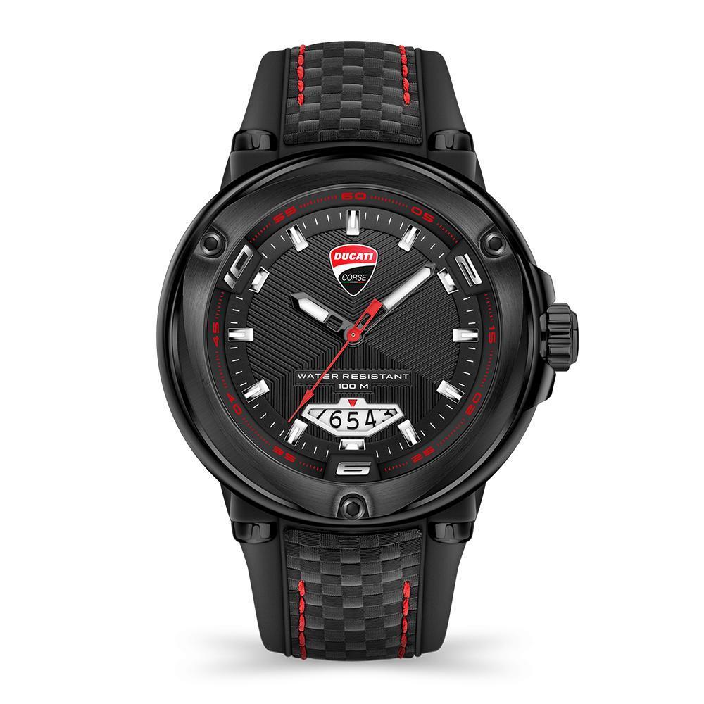 Ducati Partenza Black Gents Watch