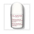 Image of Clarins Gentle Care Roll-On Deodorant 50ml White Container Red Text