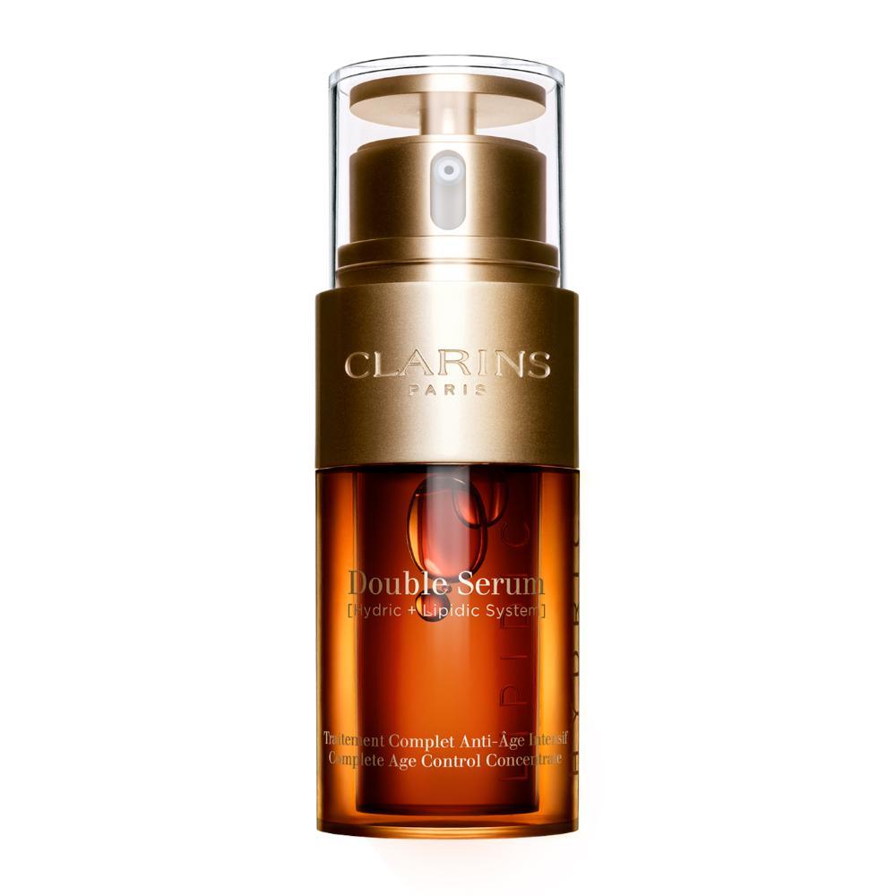Image of Clarins Bottle Glass Brown Serum With Unique Press-and-spray Cap + Cover 50 ml